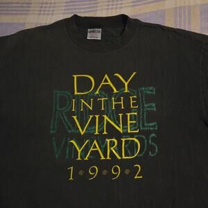 Vintage 1992 Ridge Vineyard Day In The Vine Yard T Shirt 90s California Faded